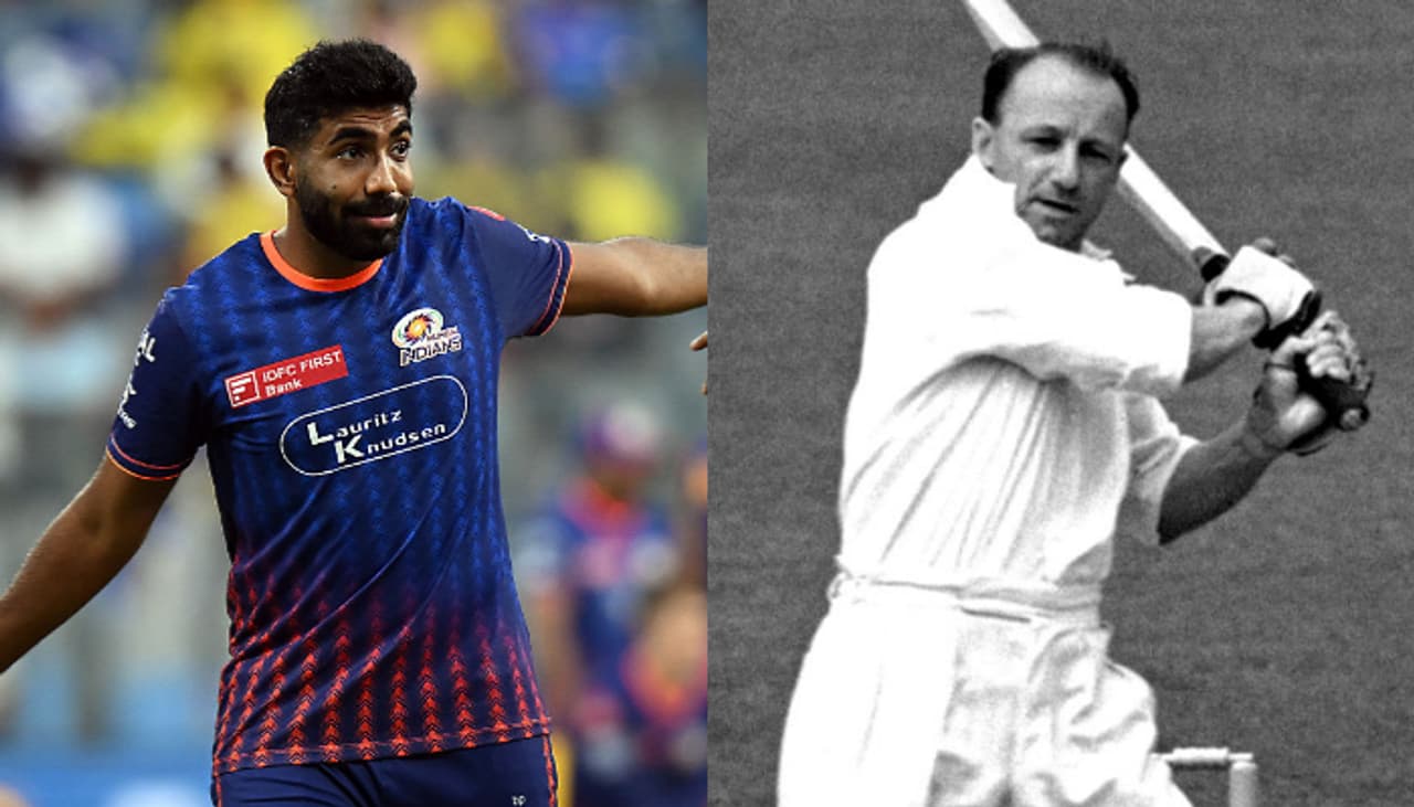 Jasprit Bumrah and Don Bradman