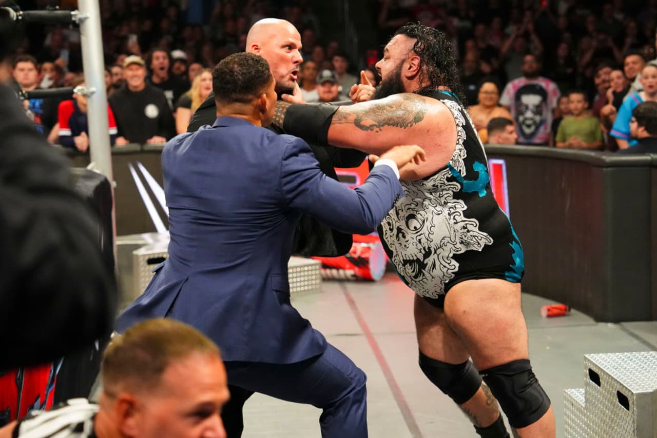 Bronson Reed Was Fined for Tossing a Fan at Braun Strowman Bronson Reed Was Fined for Tossing a Fan at Braun Strowman