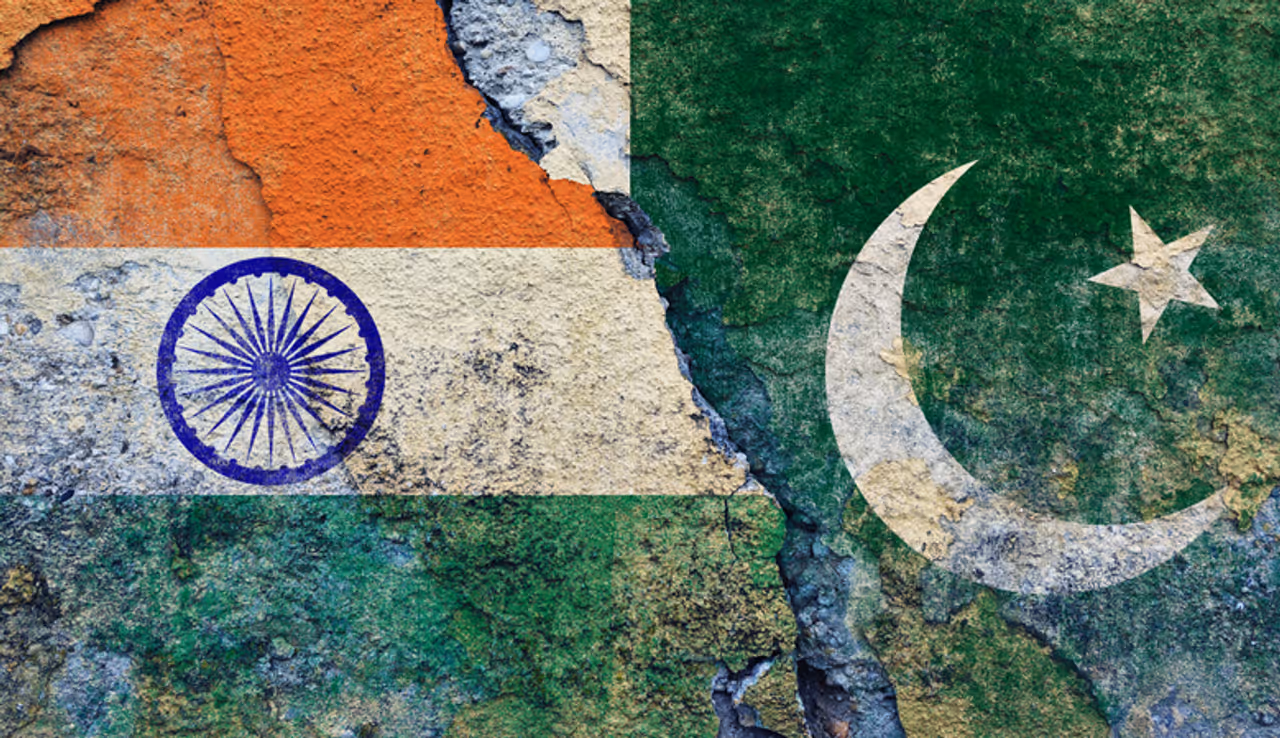 India Pakistan flags (For representation purpose)