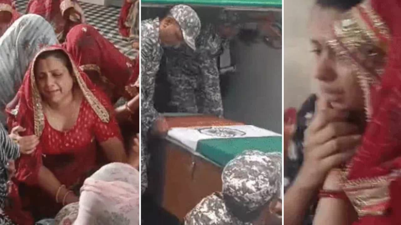 बेटे की देह देखते ही मां बेसुध 