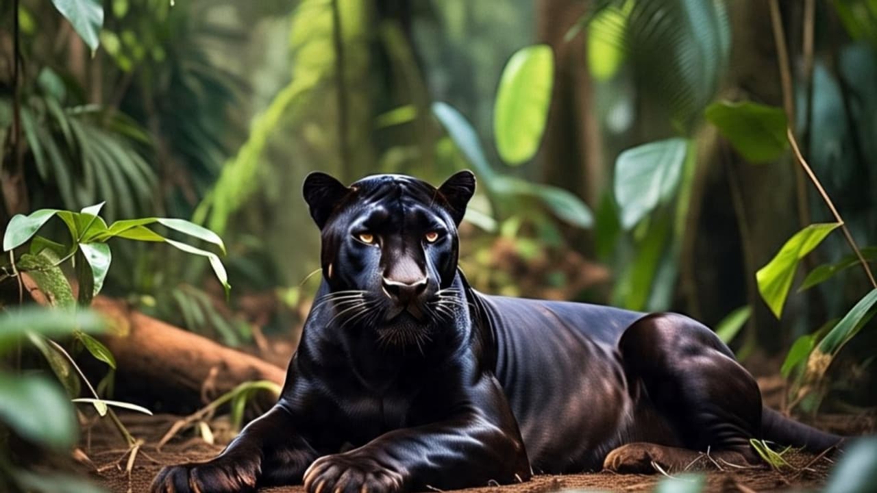 भारत में काले पैंथर कहां पाएं जाते हैं?