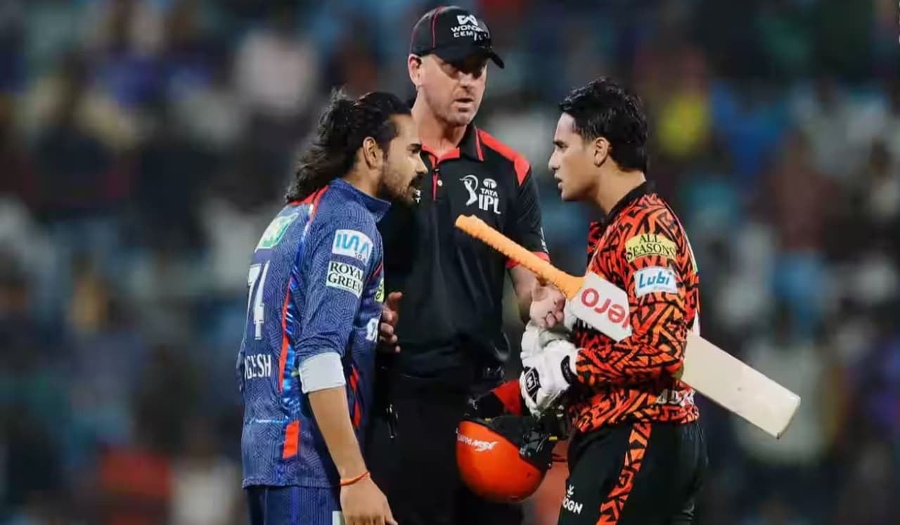 Digvesh Singh Rathi and Abhishek Sharma Clash