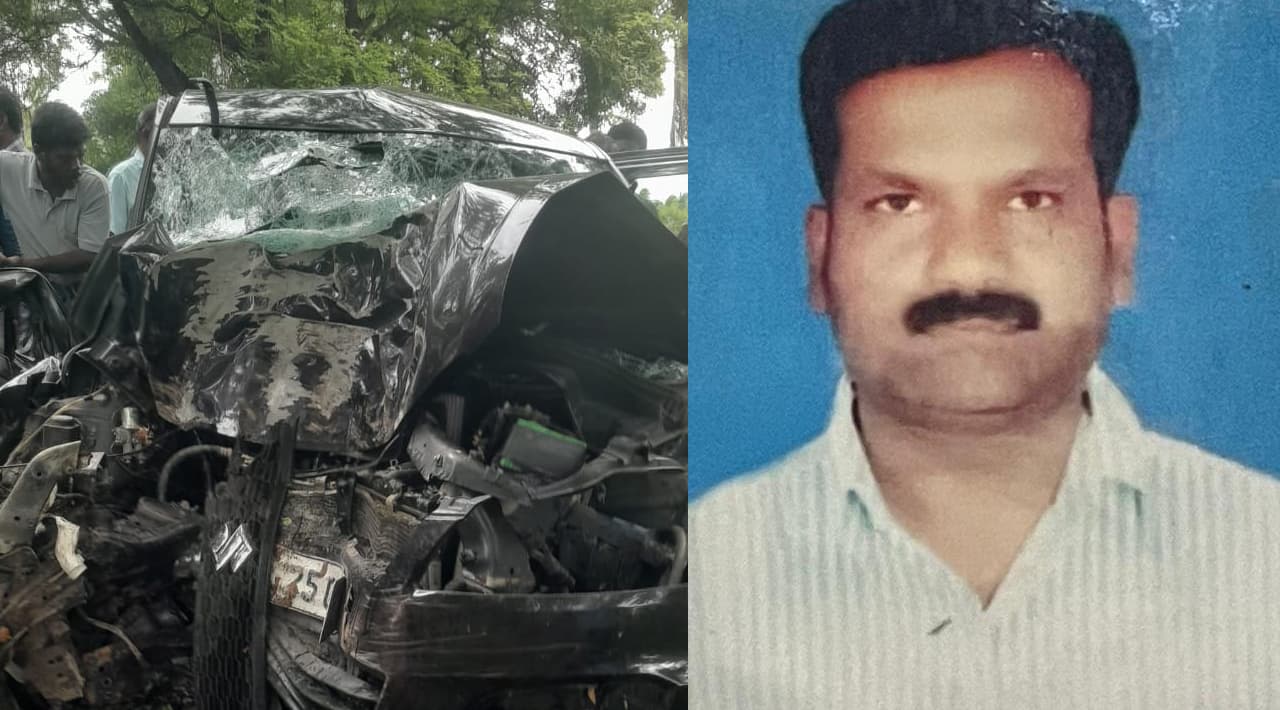 கேரளாவில் இருந்து திரும்பிய போது விபத்து