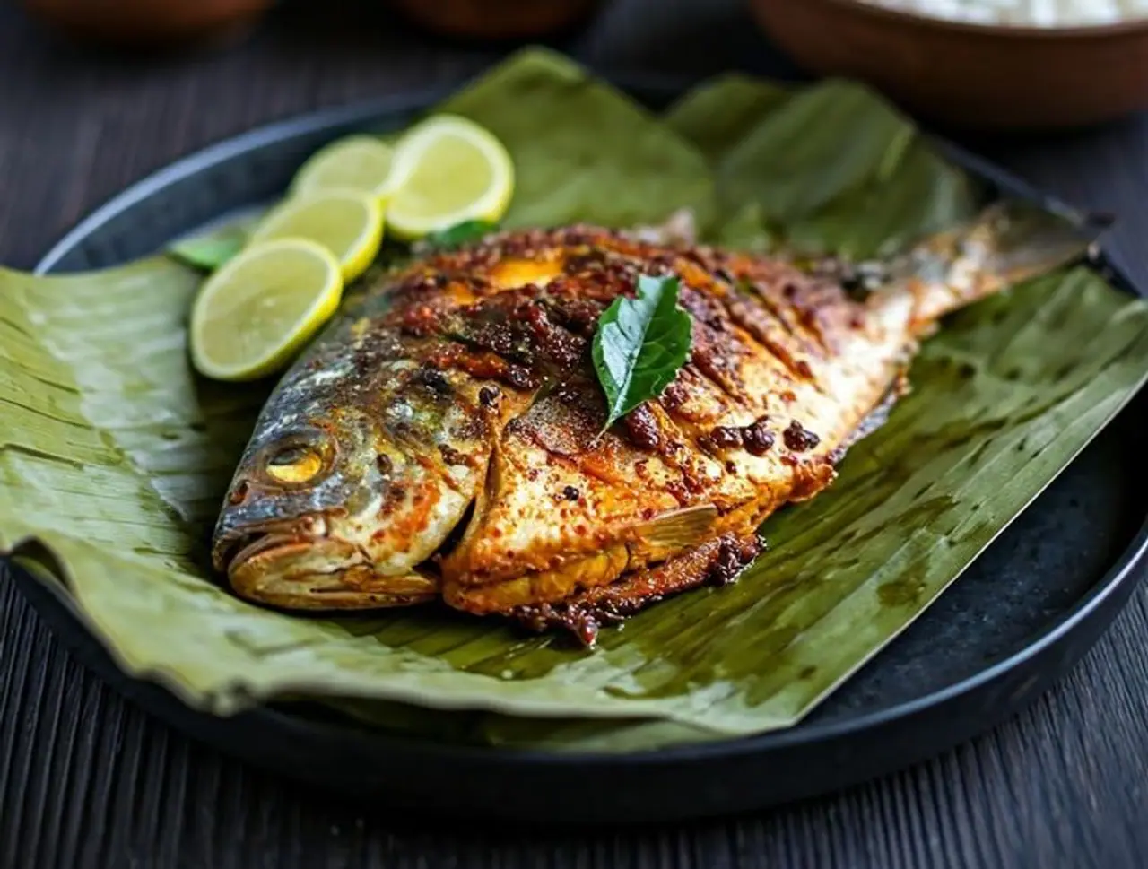 Kerala Speical Curry Meen Polichathu 