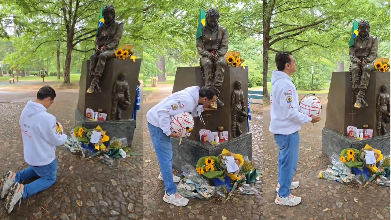 Ajithkumar pays Tribute to Ayrton Senna