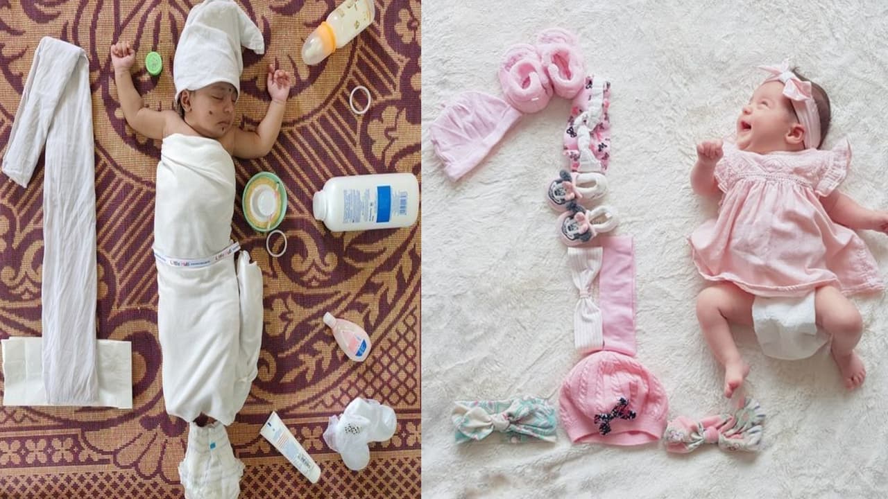 घर में करें 1 Month Old बेबी का Photoshoot