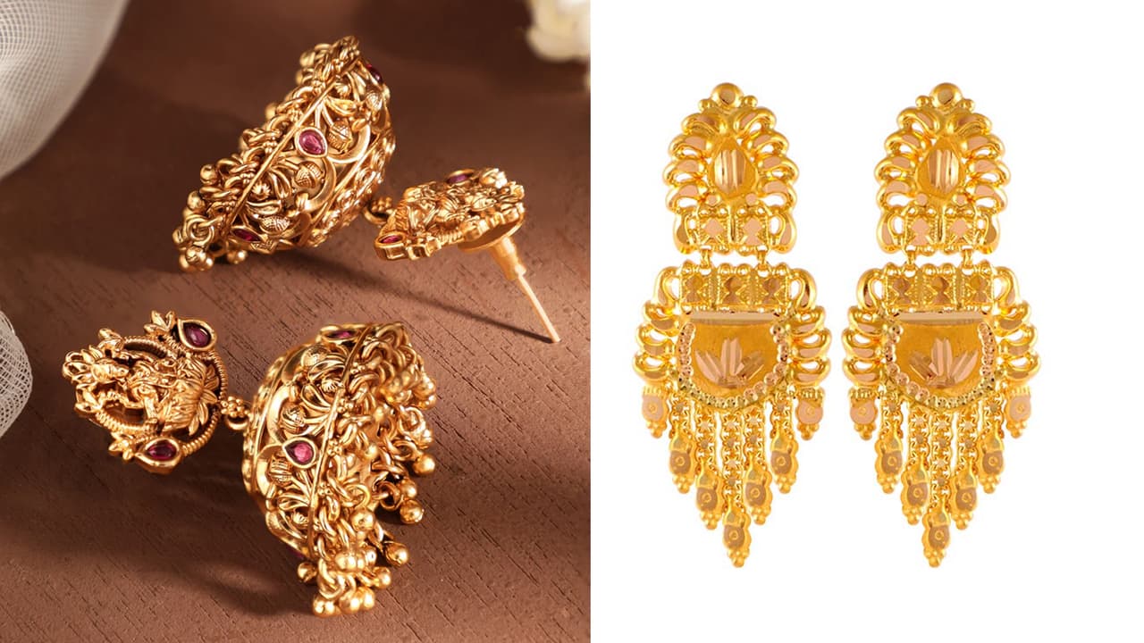 বকরিদে ২২ ক্যারেট সোনার ঝুমকার নকশা বকরিদে ২২ ক্যারেট সোনার ঝুমকার নকশা