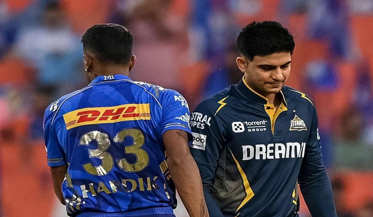 Shubman Gill avoids handshake with Hardik Pandya Shubman Gill avoids handshake with Hardik Pandya