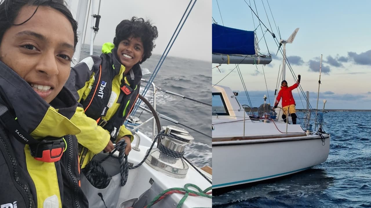 भारत की दो बेटियां और समंदर की सबसे बड़ी चुनौती भारत की दो बेटियां और समंदर की सबसे बड़ी चुनौती