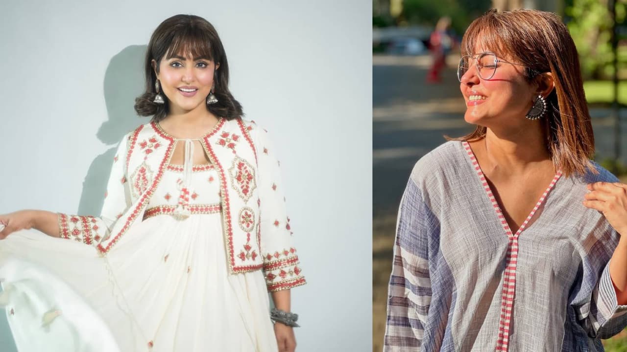 हिना खान के फैंसी लुक इयररिंग्स हिना खान के फैंसी लुक इयररिंग्स