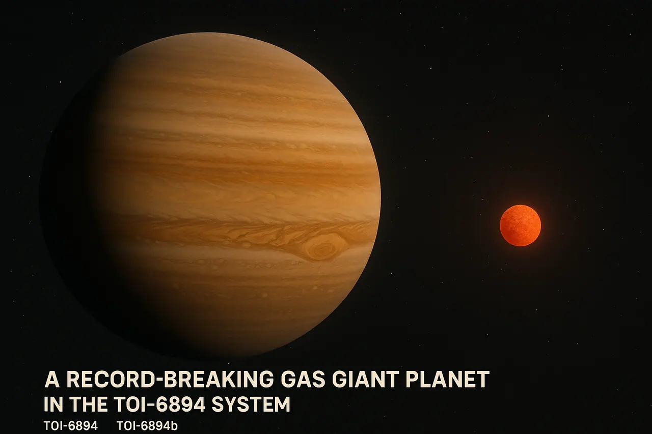 Big Planet, Tiny Star – A Surprising Discovery