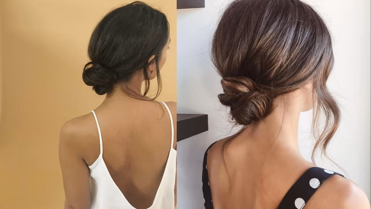 मिनी टॉप नॉट बन