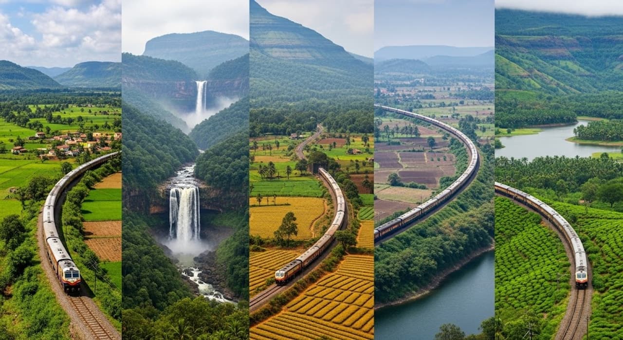 Scenic Train Journeys Leading To Coimbatore