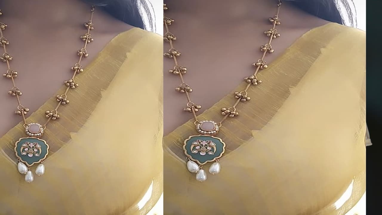 गोल्ड लॉन्ग चेन डिजाइंस गोल्ड में 