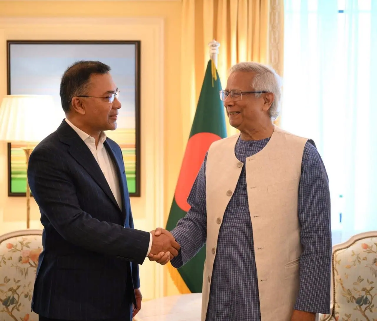 ইউনূস তারেক বৈঠক 