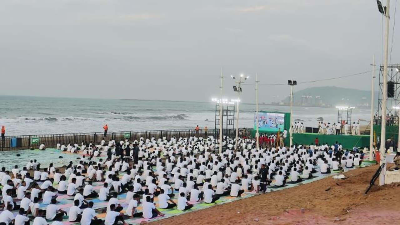Yogandhra Celebrations in Visakhapatnam Yogandhra Celebrations in Visakhapatnam