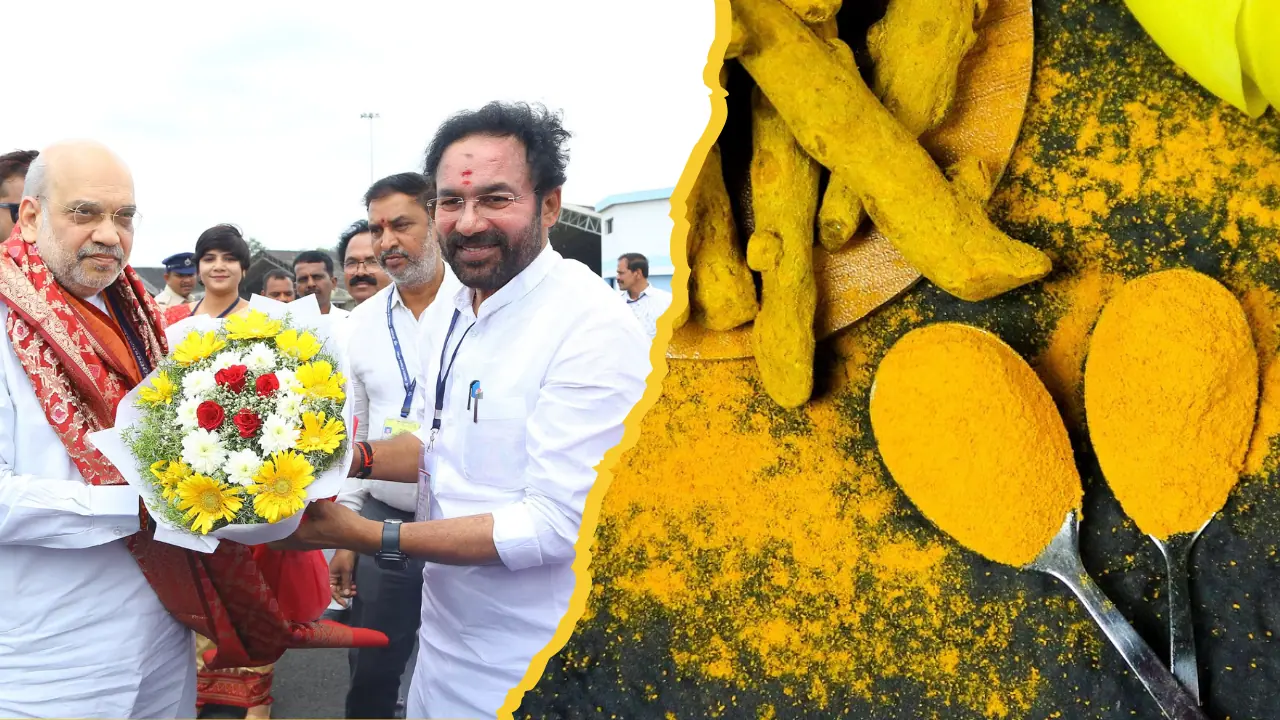 నిజామాబాద్‌లో పసుపు బోర్డు కార్యాలయం ప్రారంభించిన అమిత్ షా