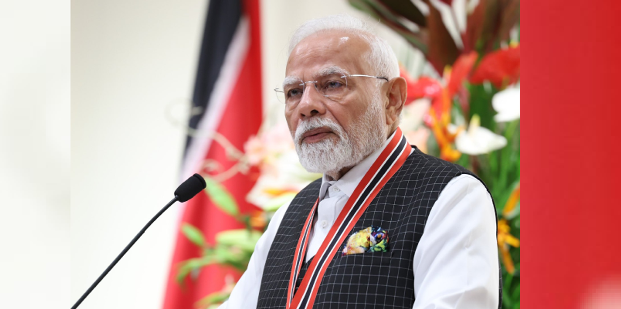 ట్రినిడాడ్ & టొబాగోలో అత్యున్నత పురస్కారం అందుకున్న తొలి విదేశీ నాయకుడు ప్రధాని మోడీ