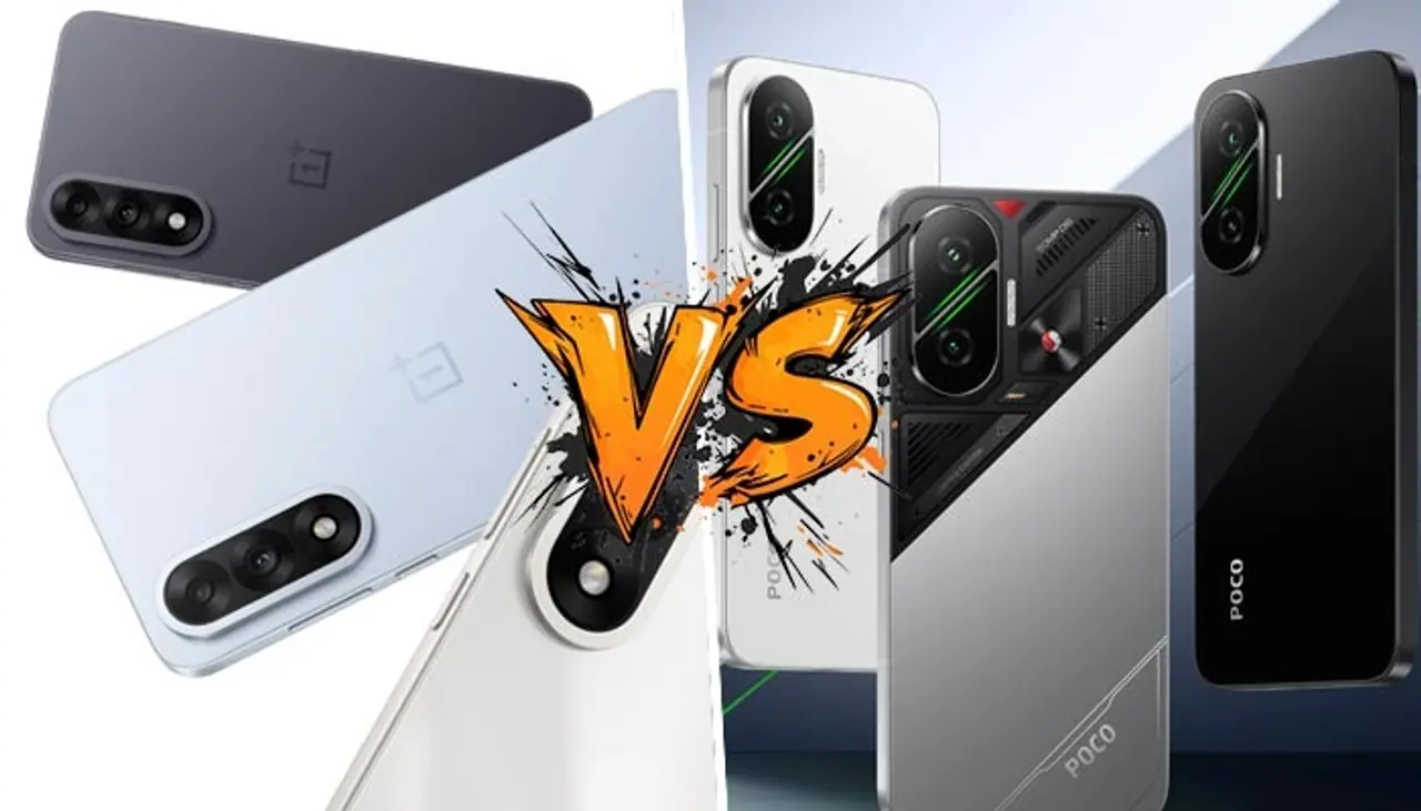 OnePlus Nord 5, Poco F7 comparison