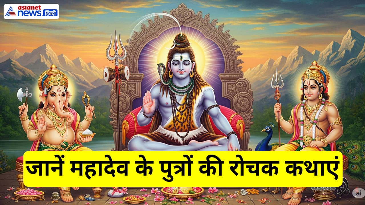 क्या आप जानते हैं महादेव के इन 5 पुत्रों के बारे में?
