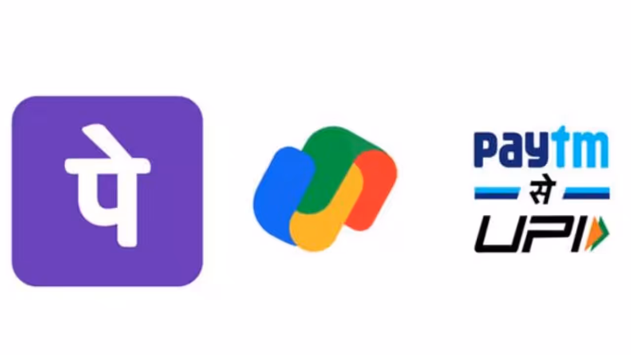 Google Pay, PhonePe, Paytm