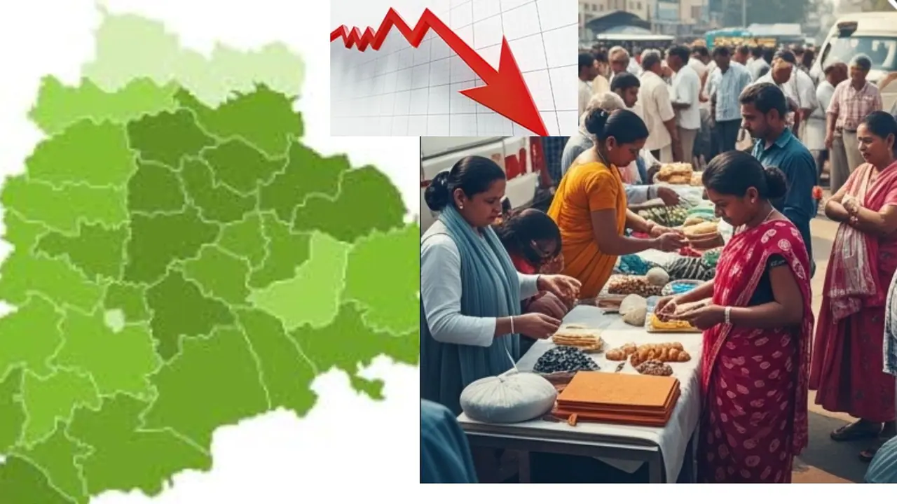 దేశంలో డిఫ్లేష‌న్‌లోకి వెళ్లిన ఏకైక రాష్ట్రం తెలంగాణ