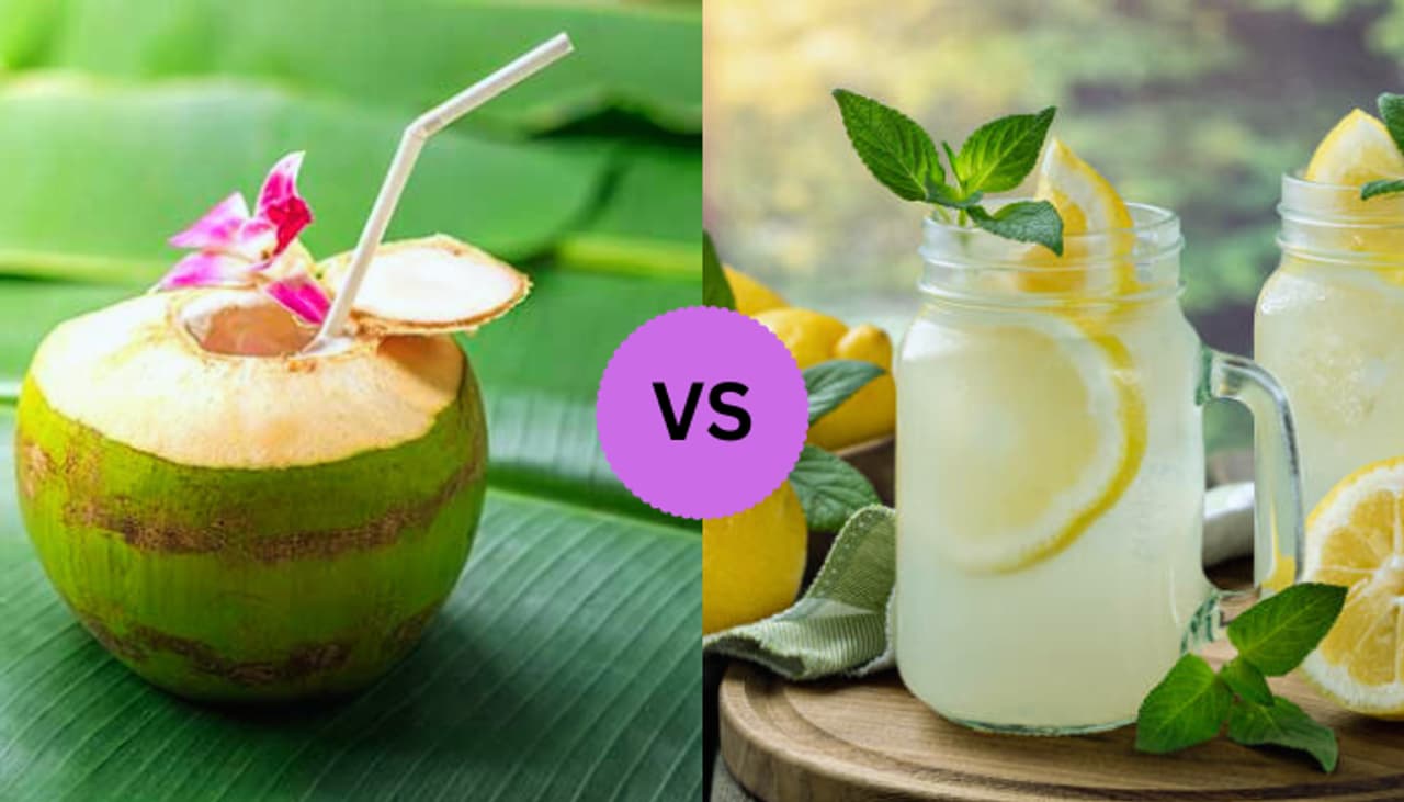 Is lemon Juice better than coconut water?