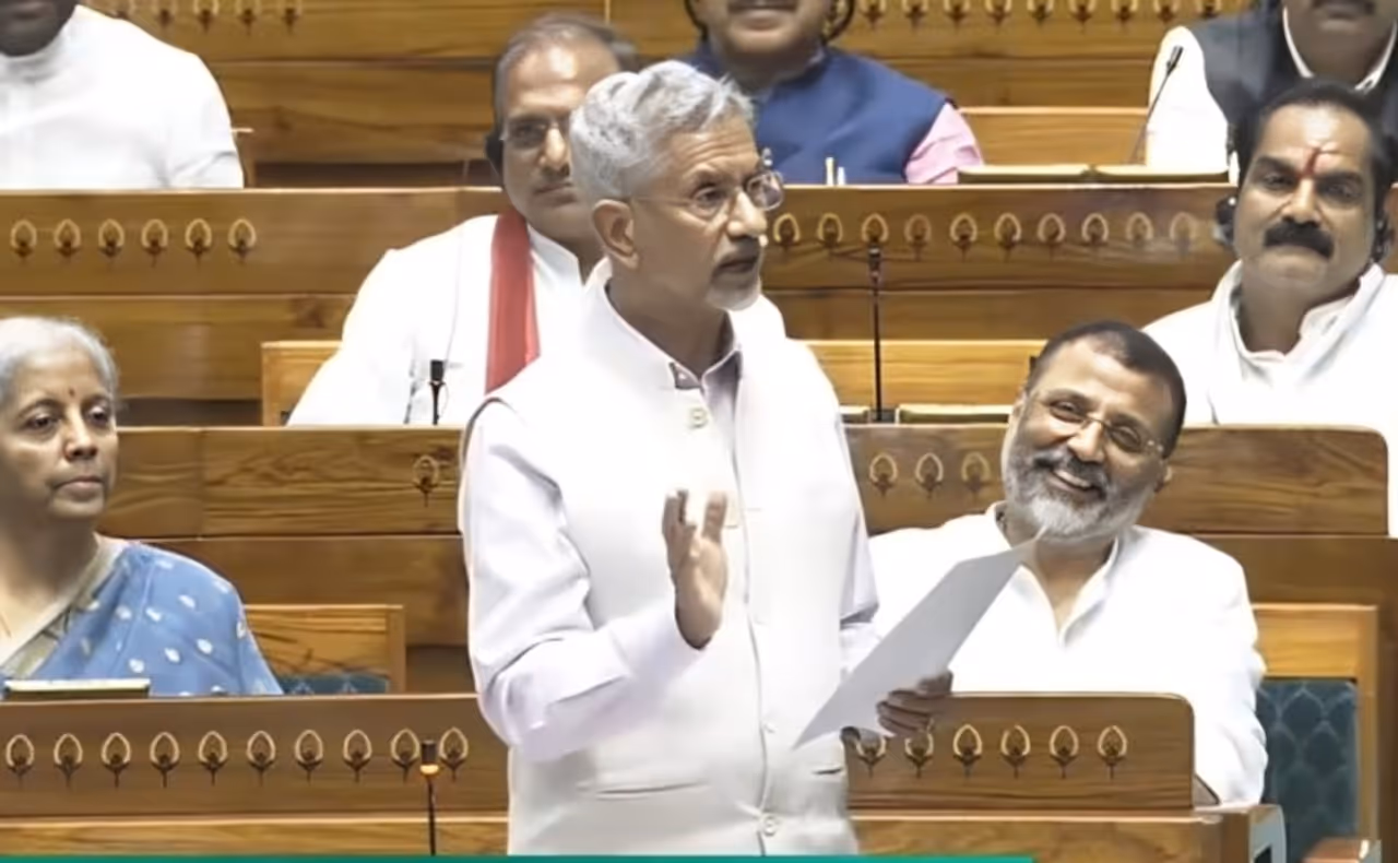 সংসদে জয়শঙ্করের জবাব 