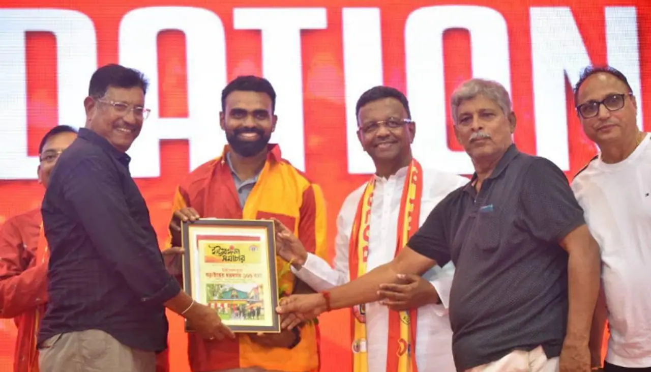 ইস্টবেঙ্গলের প্রতিষ্ঠা দিবসে হকি তারকা পি আর শ্রীজেশকে বিশেষ সম্মান