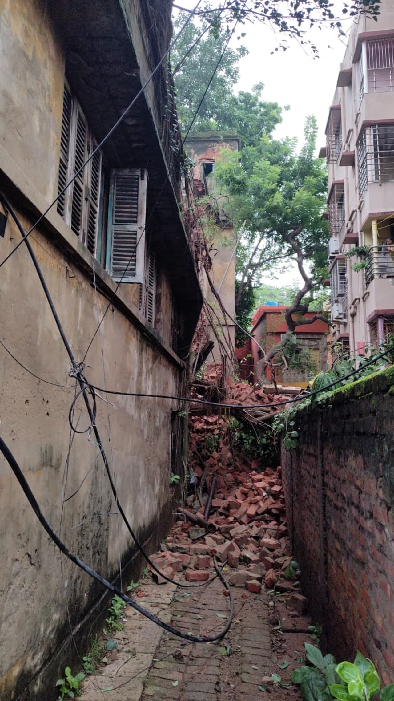 ভেঙে পড়ল ২০০ বছরের পুরনো রাজবাড়ি ভেঙে পড়ল ২০০ বছরের পুরনো রাজবাড়ি
