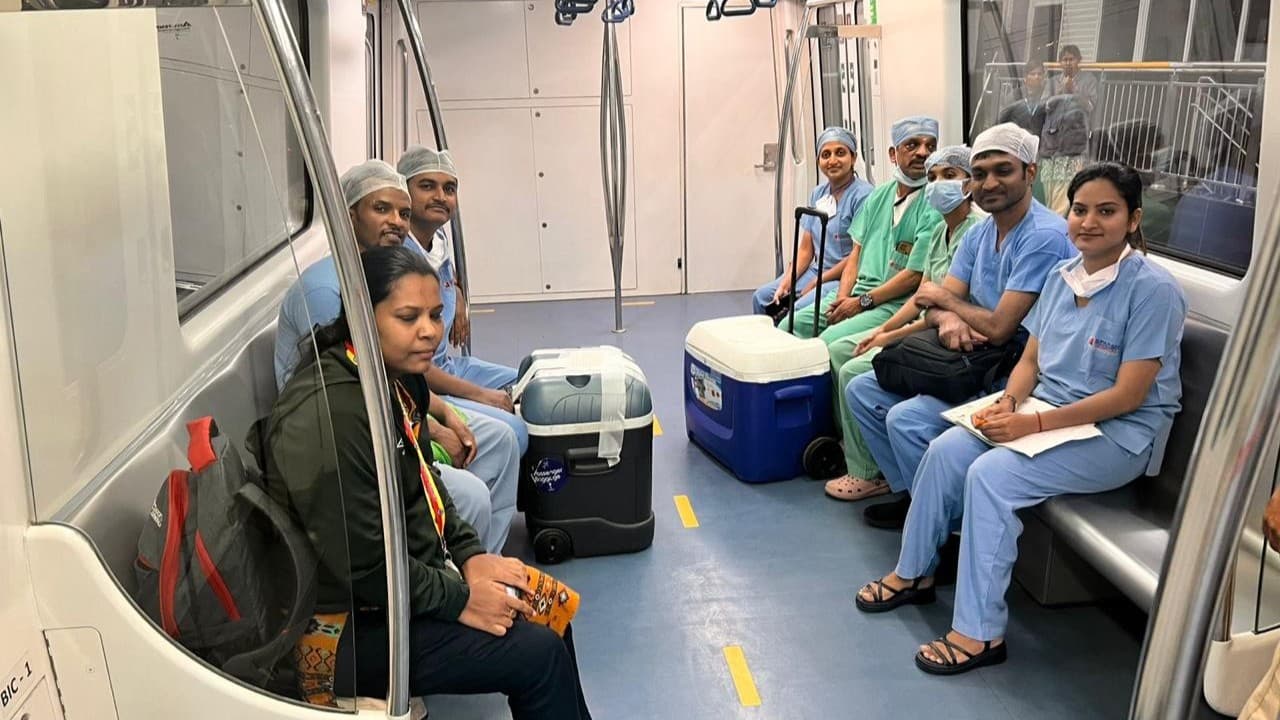 55 मिनट में लीवर पहुंचा युवक की बचायी जान, मेट्रो की पहल से हुआ कमाल