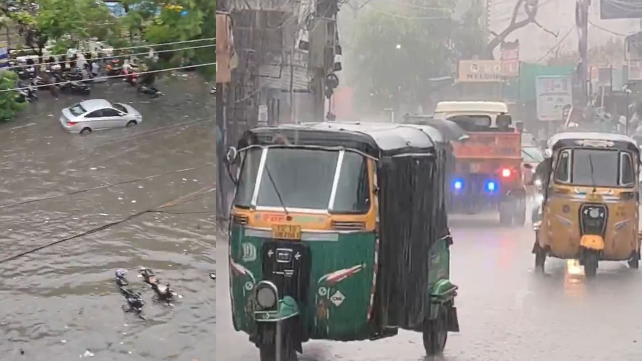 తడిసి ముద్దవుతున్న తెలంగాణ