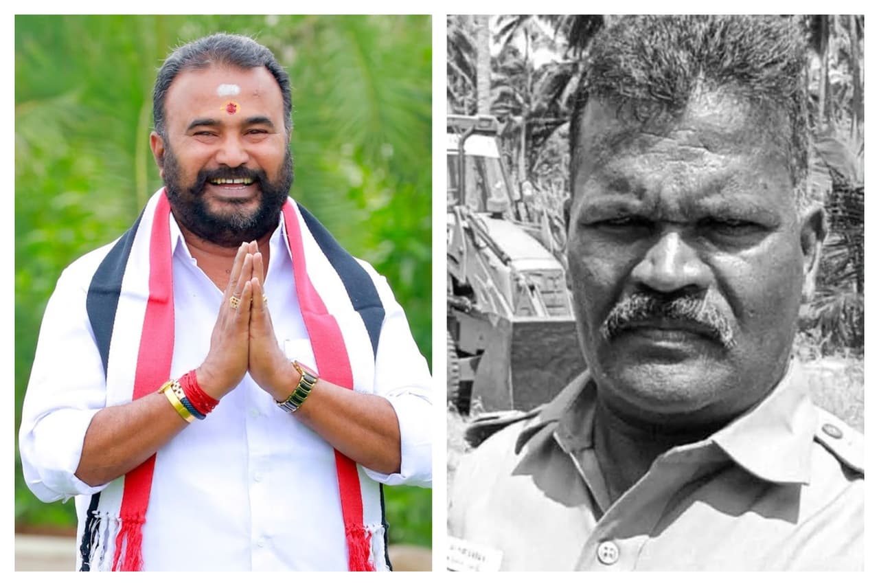 ரோந்து பணியில் காவலர் சண்முகவேல்