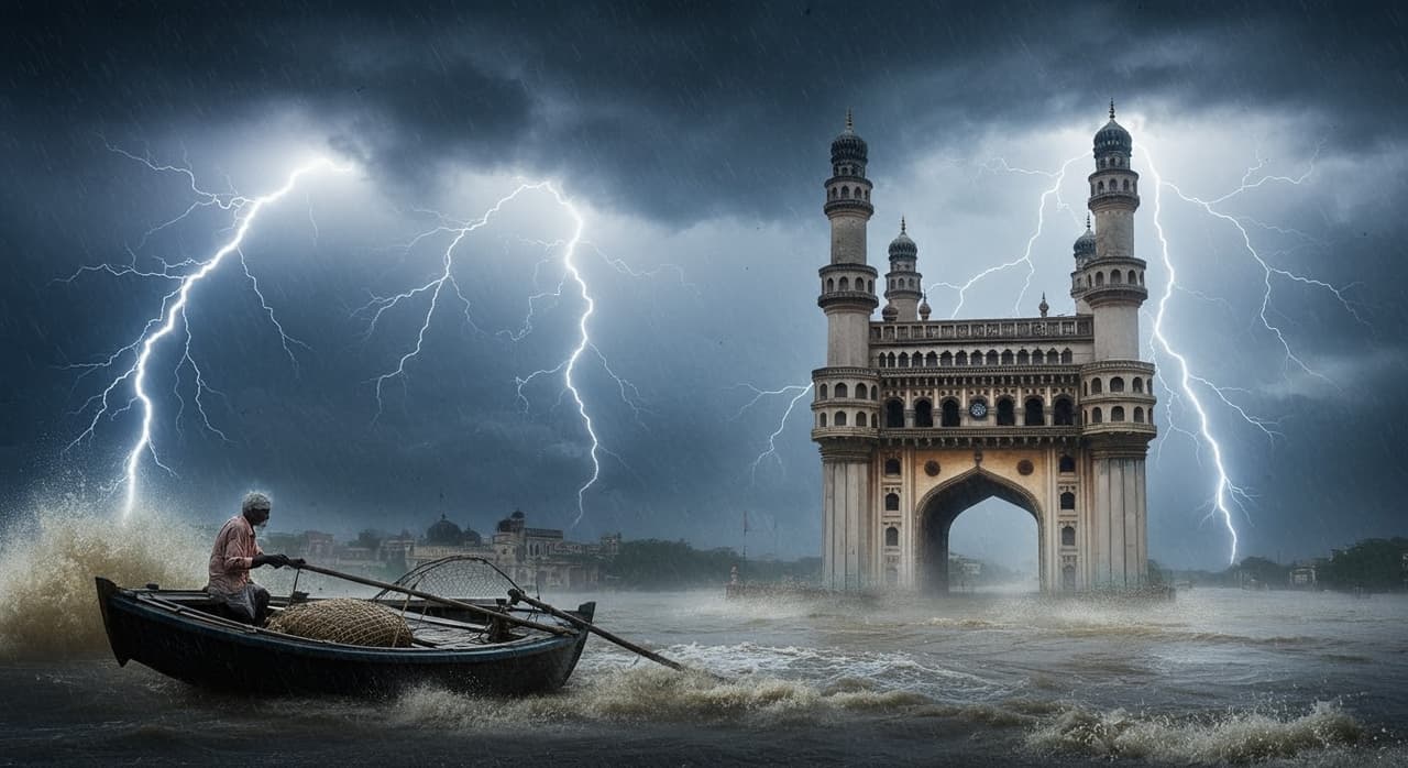 తెలంగాణలో భారీ నుంచి అతి భారీ వర్షాలు తెలంగాణలో భారీ నుంచి అతి భారీ వర్షాలు