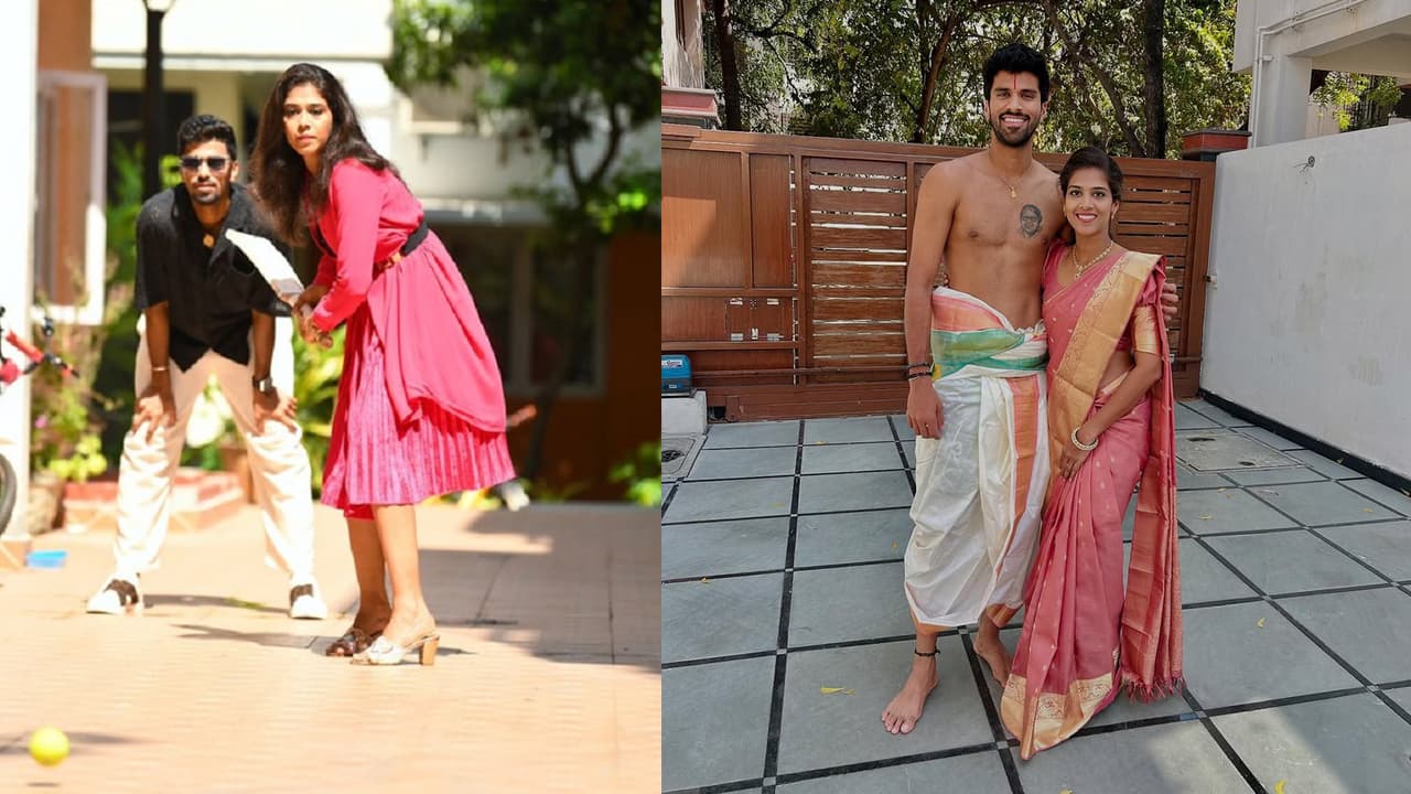 वॉशिंगटन सुंदर और शैलजा सुंदर