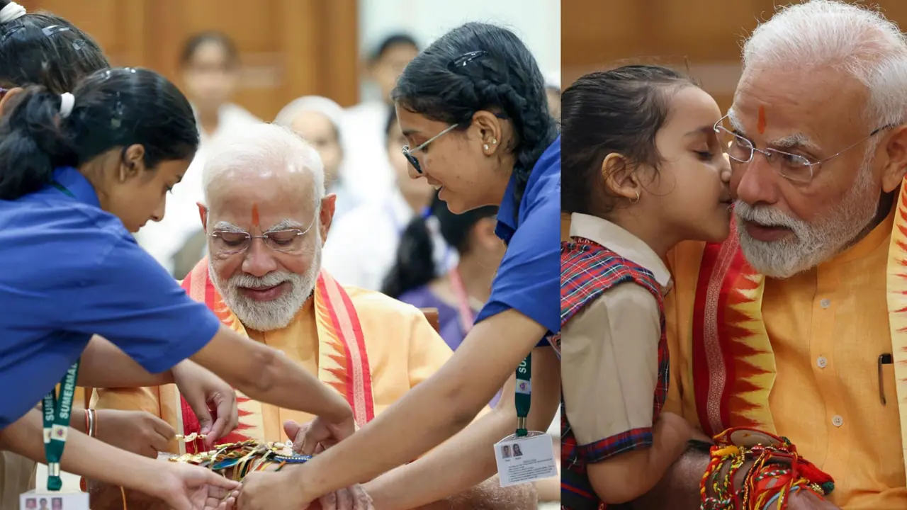 విద్యార్థులు, బ్ర‌హ్మ‌కుమారి ప్ర‌తినిధులు