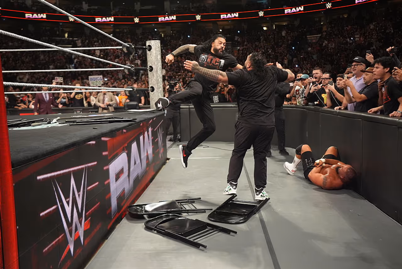 To set up Roman Reigns vs Bronson Reed in Paris To set up Roman Reigns vs Bronson Reed in Paris