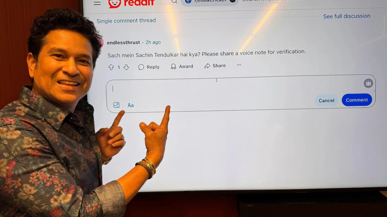 Sachin Tendulkar's Viral Reddit AMA Session