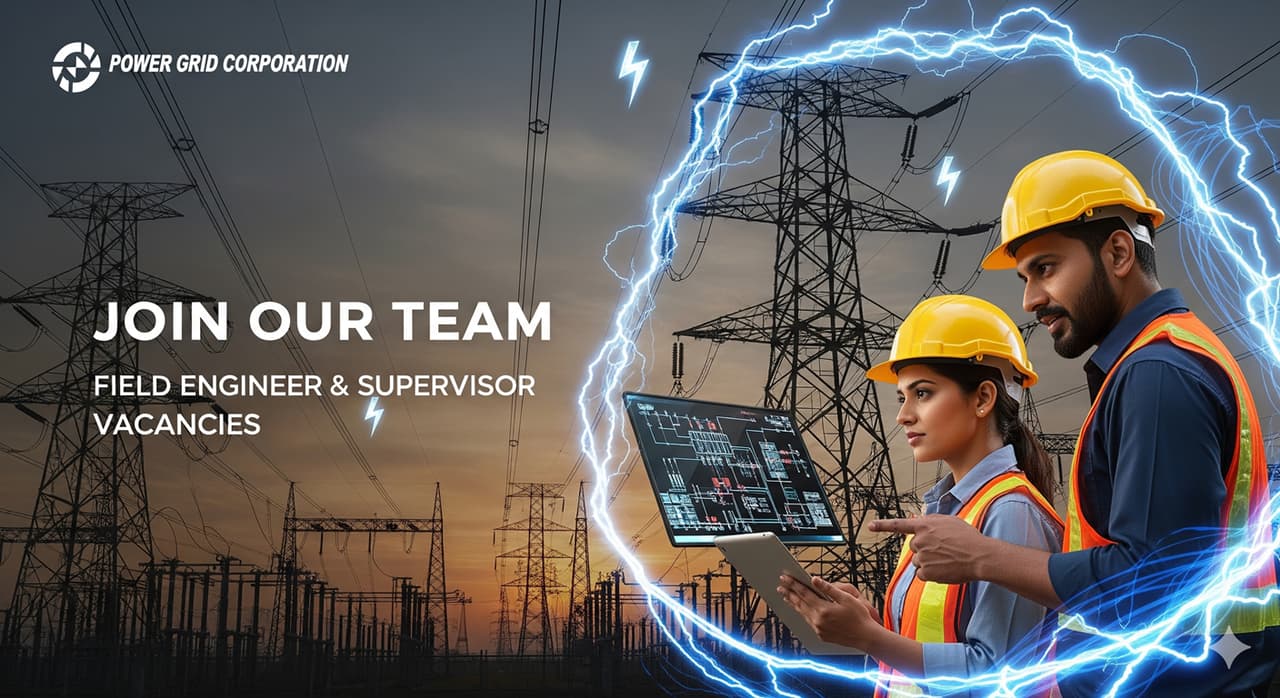 பவர் கிரிட் வேலைவாய்ப்பு: பொறியியல் பட்டதாரிகளுக்கு அரிய வாய்ப்பு!
