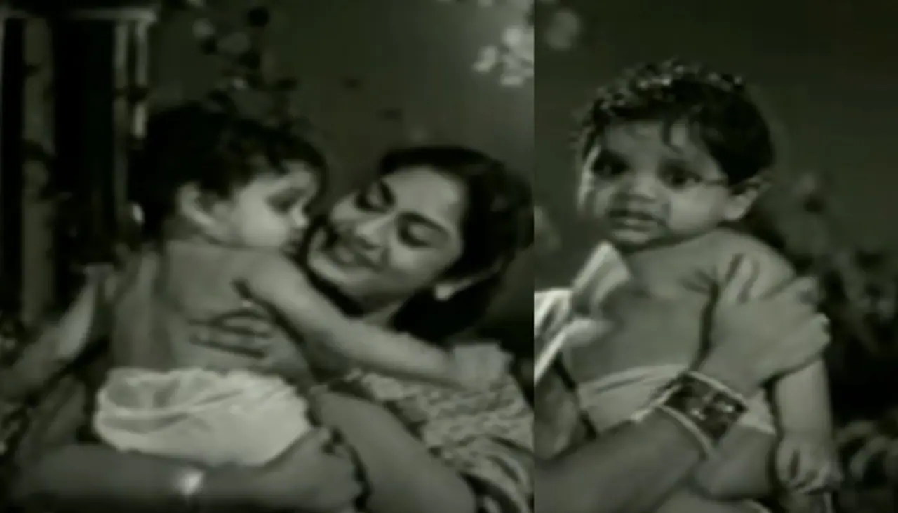 సావిత్రి ఎత్తుకున్న చిన్నోడిని గుర్తుపట్టారా?