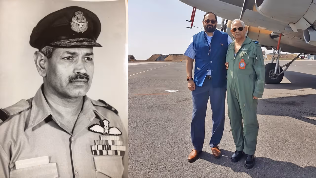 Mangatil Karakad Chandrasekhar, IAF Veteran and Father of Rajeev Chandrasekhar, Passes Away Mangatil Karakad Chandrasekhar, IAF Veteran and Father of Rajeev Chandrasekhar, Passes Away