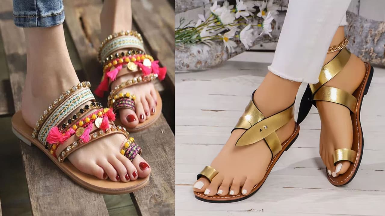 चलने में आसानी पहनने में आराम, हाई ग्रिप संग खरीदें 7 फ्लैट्स सैंडल चलने में आसानी पहनने में आराम, हाई ग्रिप संग खरीदें 7 फ्लैट्स सैंडल