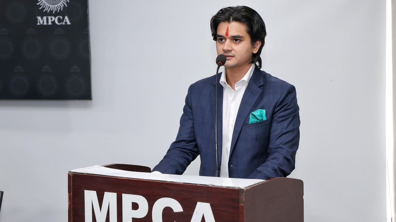 महाआर्यमन सिंधिया ने MPCA की कमान संभाली