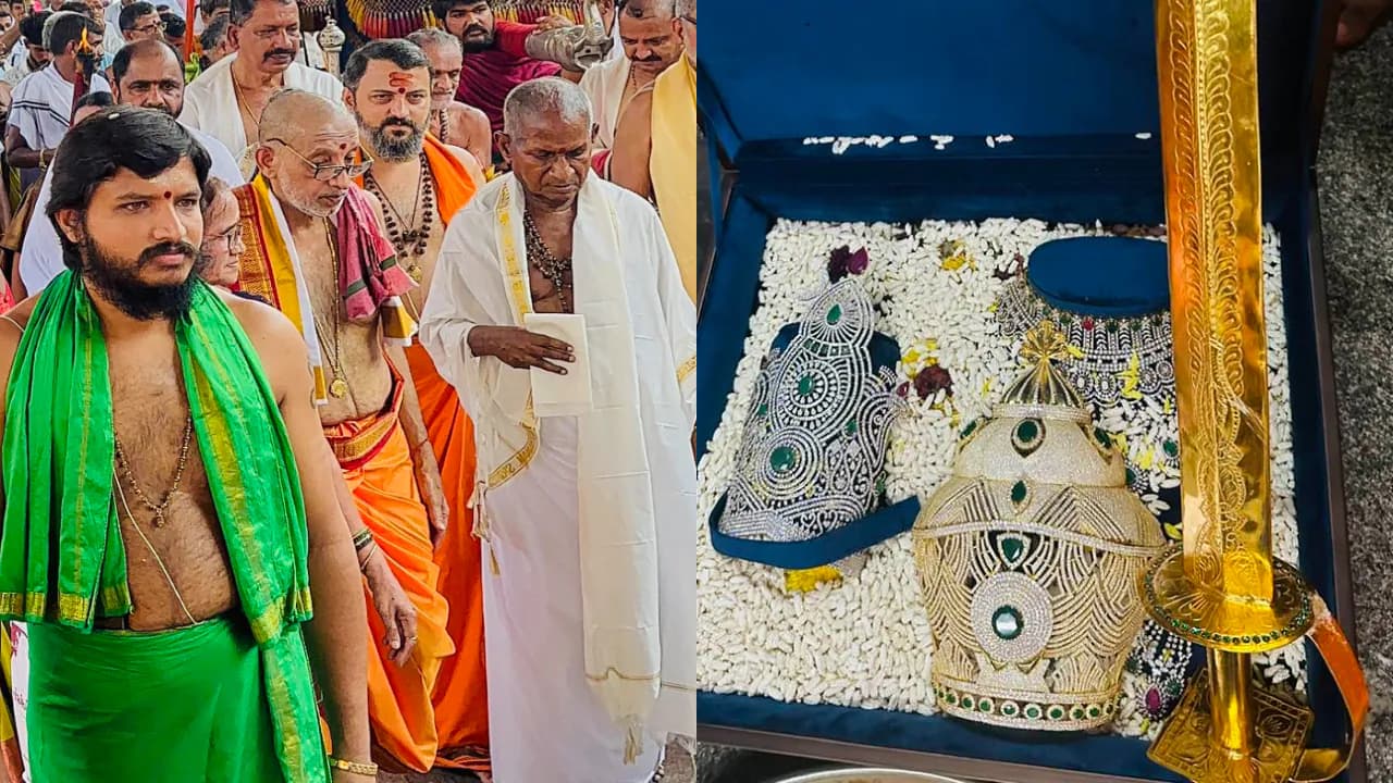 Ilaiyaraaja Visit Mookambika Temple Ilaiyaraaja Visit Mookambika Temple