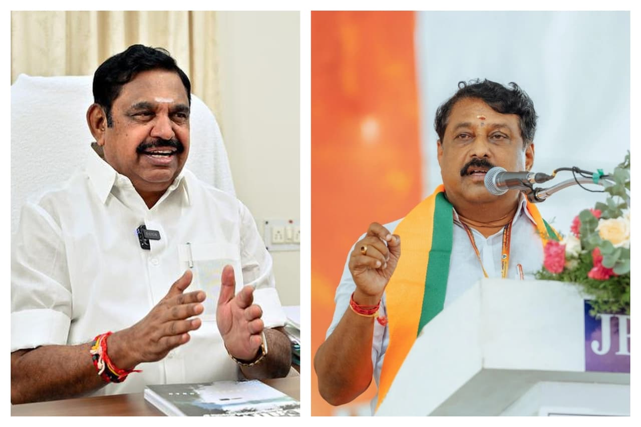 எடப்பாடி வீட்டில் நயினார் நாகேந்திரன்