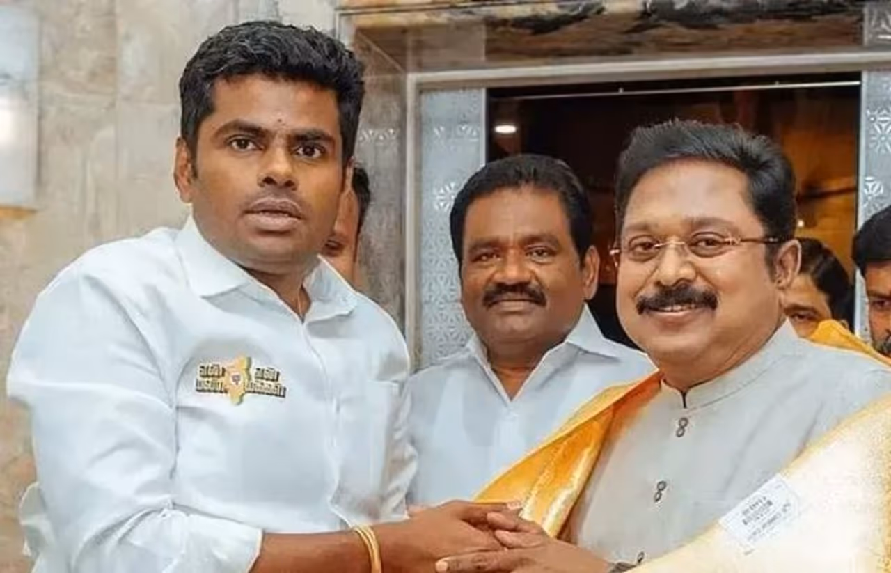 TTV தினகரனுடன் 1 மணிநேரம் ஆலோசித்த அண்ணாமலை