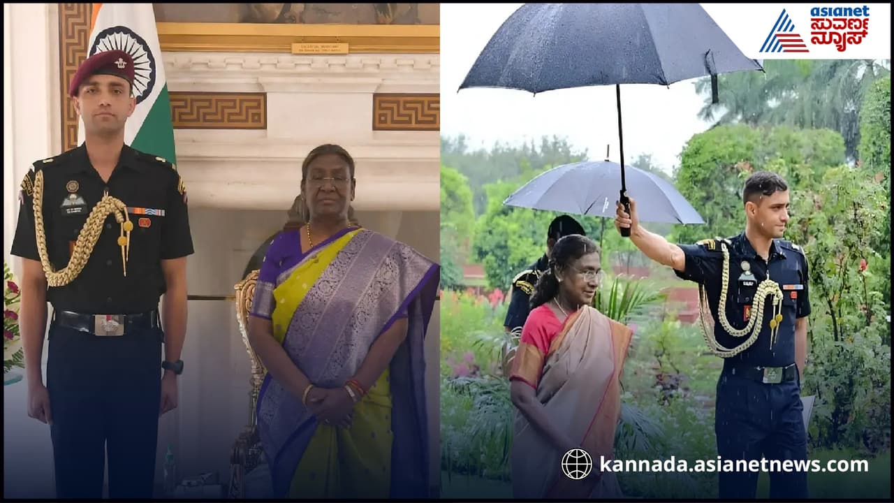 ರಾಷ್ಟ್ರಪತಿ ದ್ರೌಪದಿ ಮುರ್ಮು ಜೊತೆಗಿರುವ ವ್ಯಕ್ತಿ ಯಾರು? 