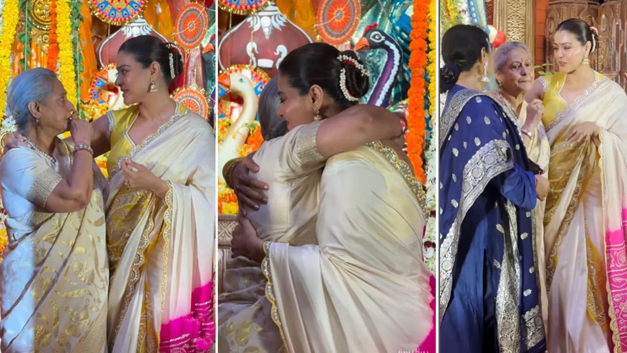 Jaya Bachchan at Durga Puja