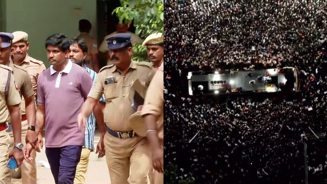 நீதிமன்றத்தில் ஆஜர்படுத்தப்பட்ட தவெக நிர்வாகிகள்