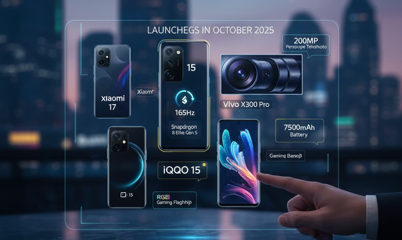 Top Flagships Launching in October செப்டம்பர் சறுக்கலைத் தாண்டி